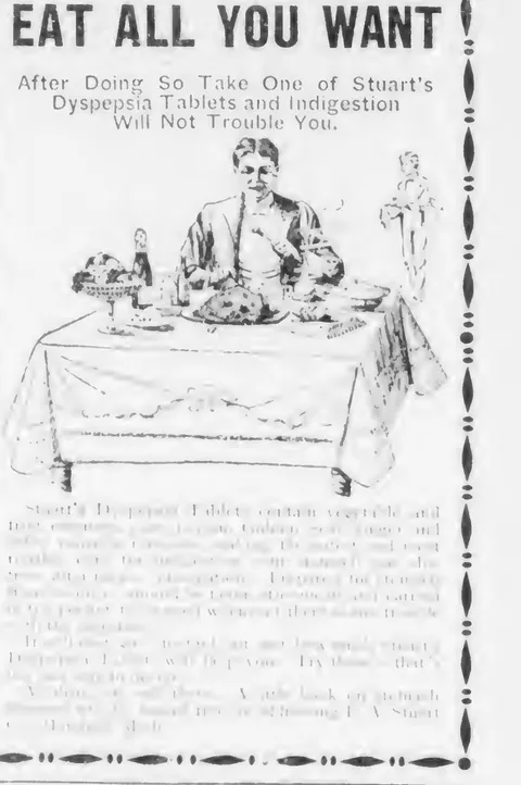 Eat All You Want, Stuart's Dyspepsia Tablets