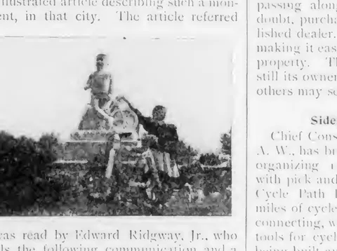 A Bicycle Tombstone