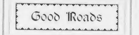 Good Roads