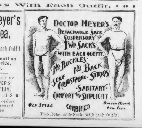 Doctor Meyer's Detachable Sack Suspensory (Old Style / Combined)
