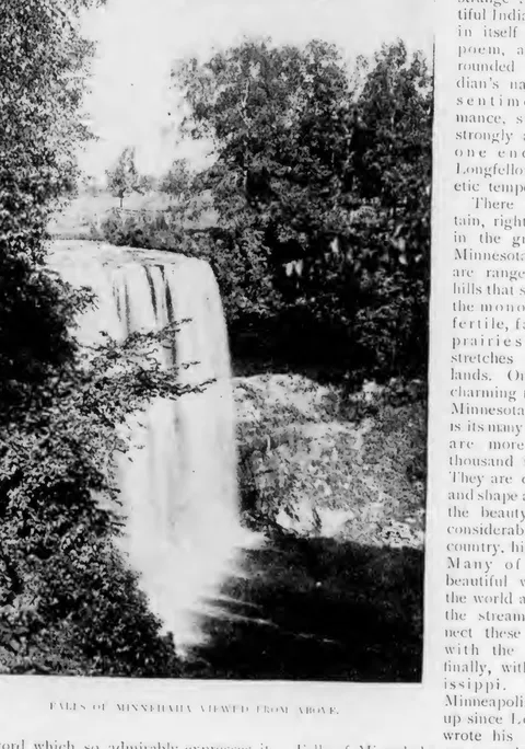 Falls of Minnehaha Viewed from Above
