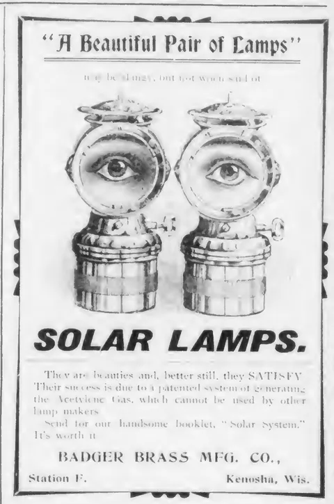 A Beautiful Pair of Lamps - Solar Lamps