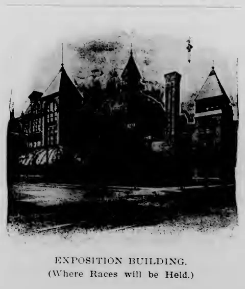 Exposition Building, Milwaukee (where races will be held)