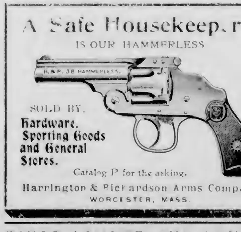 Harrington & Richardson revolver advertisement