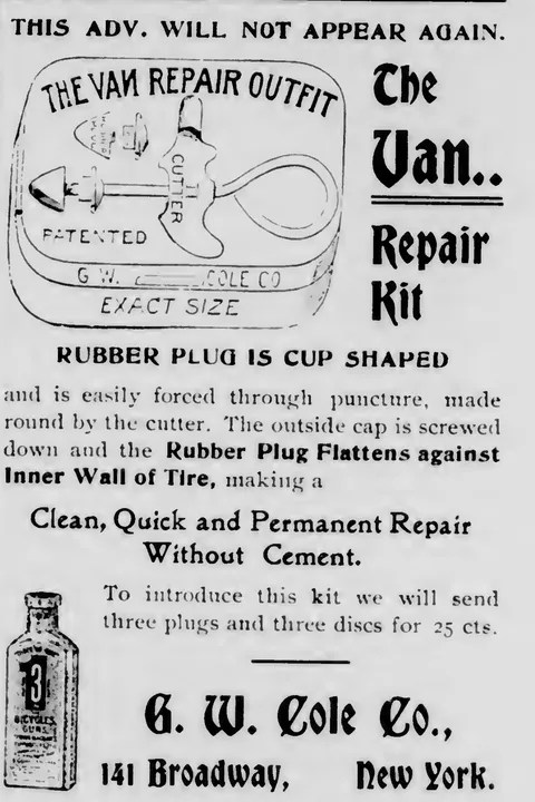 The Van Repair Kit advertisement