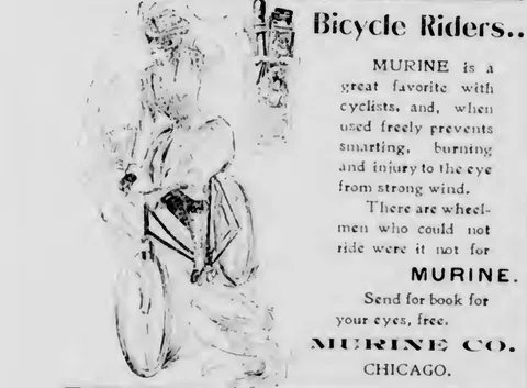 Murine eye remedy advertisement