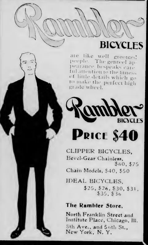 Rambler Bicycles advertisement