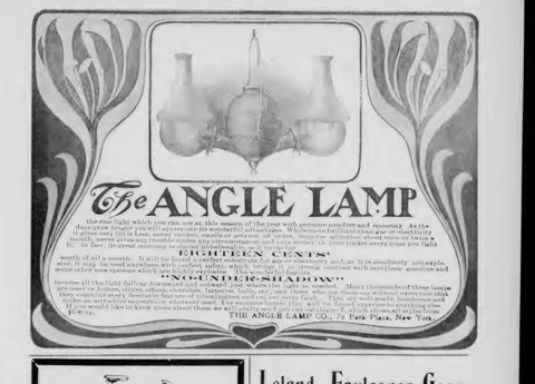 The Angle Lamp advertisement