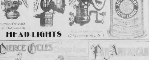20th Century Head-Lights and Calcium Carbide