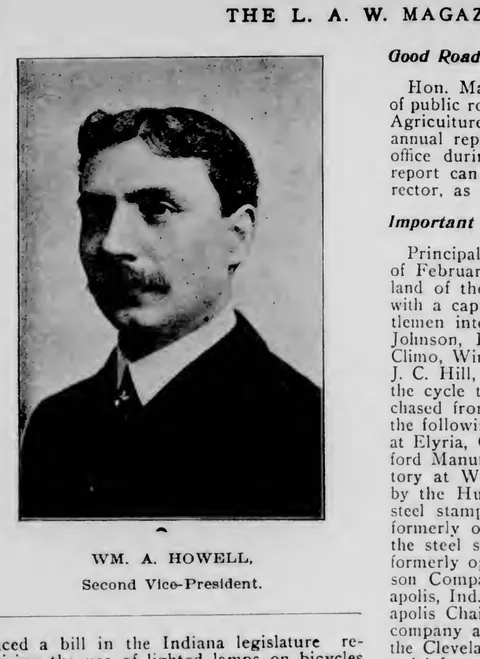 Wm. A. Howell, Second Vice-President