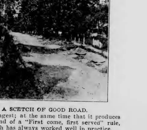 A Sketch of Good Road