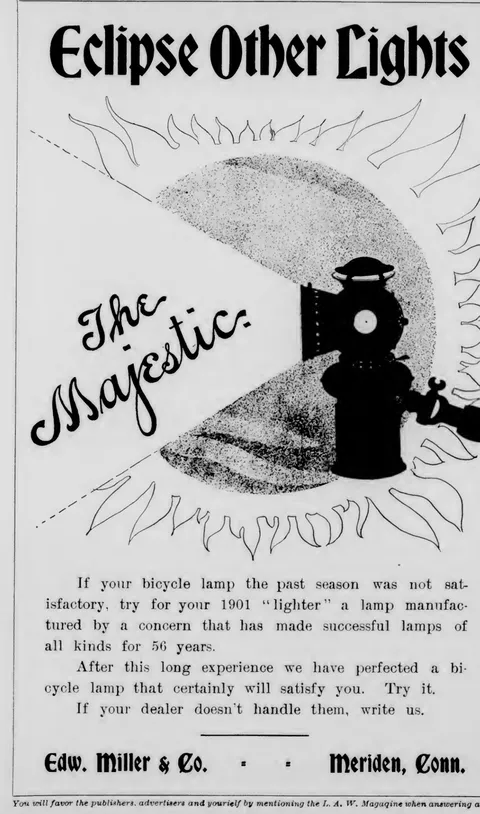 The Majestic bicycle lamp, Eclipse Other Lights