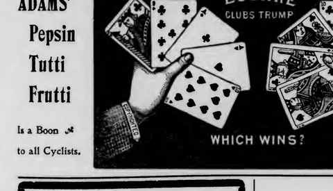 Adams' Pepsin Tutti Frutti, Euchre