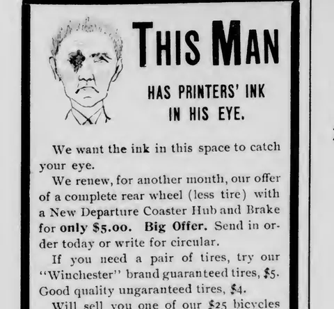 This Man Has Printers' Ink in His Eye