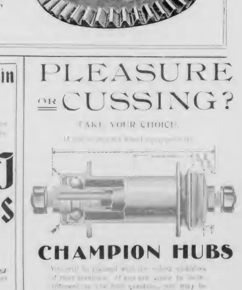 Champion Hubs, Pleasure or Cussing?