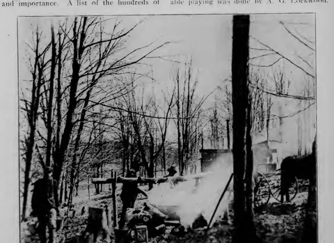 Making Maple Sugar at Town Line, Oswego Co., N.Y.