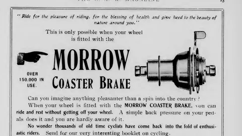 Morrow Coaster Brake advertisement