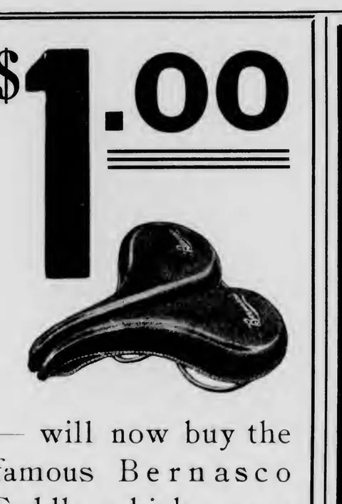 Bernasco Saddle advertisement