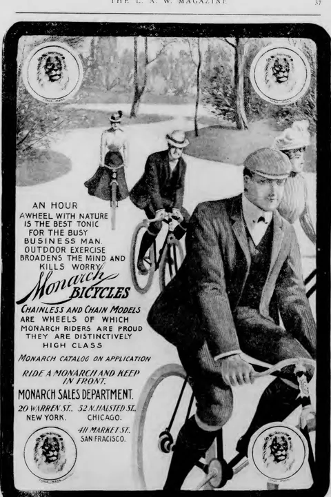 Monarch Bicycles advertisement