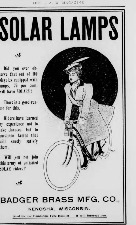 Badger Brass Solar Lamps advertisement