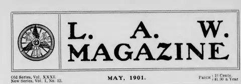 L.A.W. Magazine interior nameplate