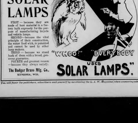 Solar Lamps advertisement