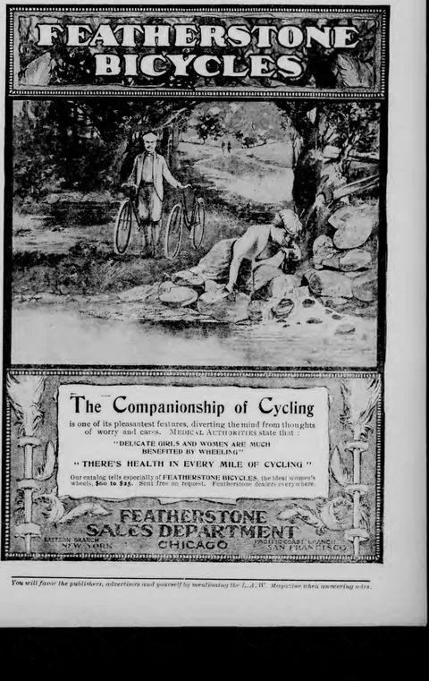 Featherstone Bicycles advertisement