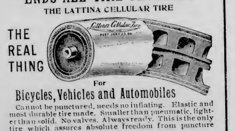 Lattina Cellular Tire advertisement