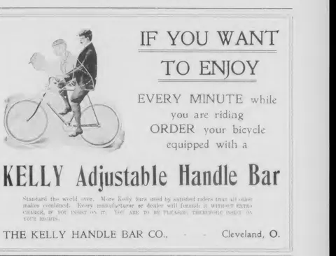 Kelly Adjustable Handle Bar advertisement