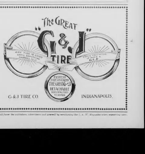 G & J Tire advertisement
