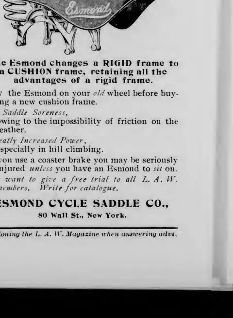 The Esmond Saddle and Cushion Frame