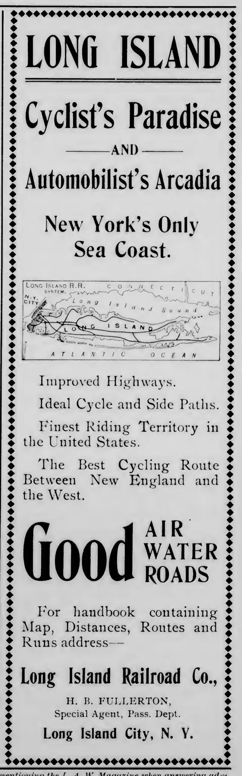Long Island Railroad, Cyclist's Paradise
