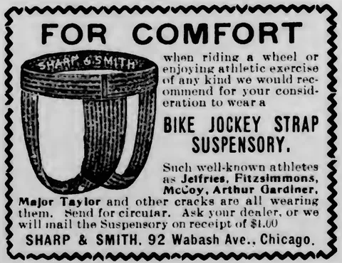 Bike Jockey Strap Suspensory, Sharp & Smith
