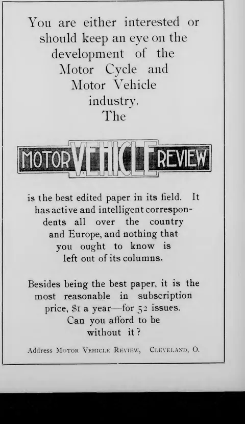 Motor Vehicle Review