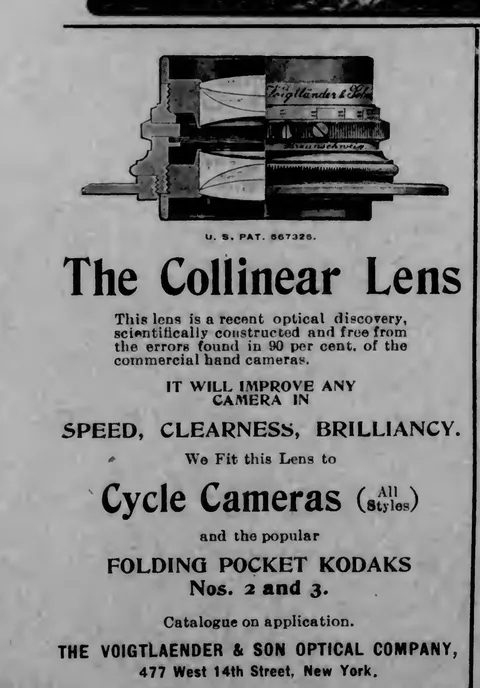 The Collinear Lens, Voigtlaender & Son