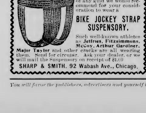 Bike Jockey Strap Suspensory