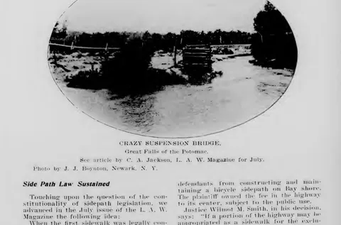 Crazy Suspension Bridge, Great Falls of the Potomac