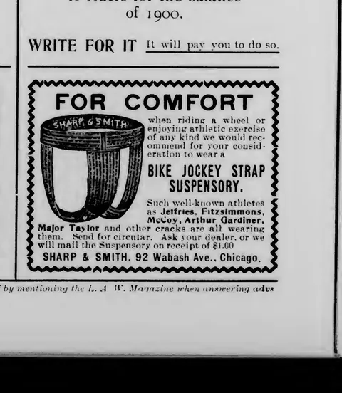 Bike Jockey Strap Suspensory