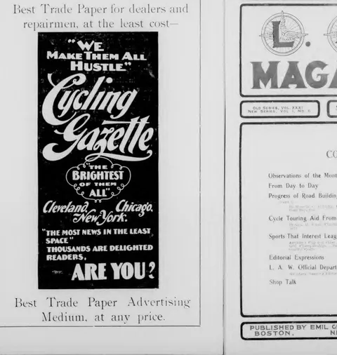 Cycling Gazette trade paper