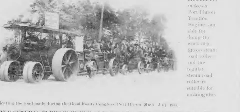 Port Huron Compound Traction road roller