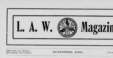 L.A.W. Magazine title-piece