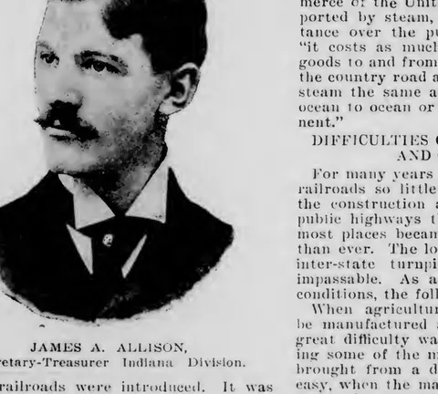 James A. Allison, Secretary-Treasurer Indiana Division