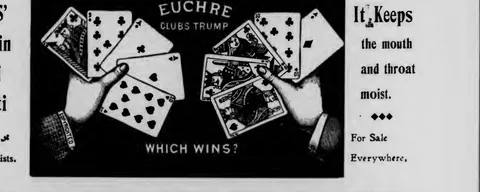Adams' Pepsin Tutti Frutti, Euchre
