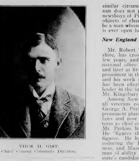 Thos. H. Gist, Chief Consul Colorado Division