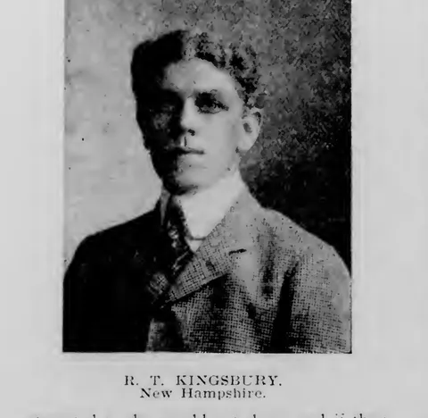 R.T. Kingsbury, New Hampshire, possible presidential candidate