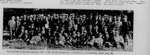 Delegates to Second Annual New York State Sidepath Convention
