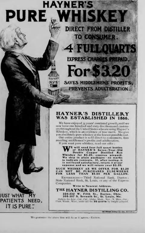 Hayner's Pure Whiskey