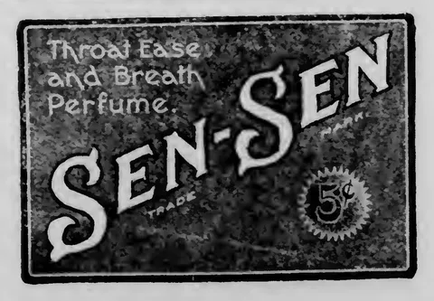 Sen-Sen, Throat Ease and Breath Perfume