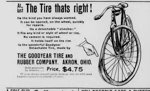 Goodyear Detachable Tire advertisement