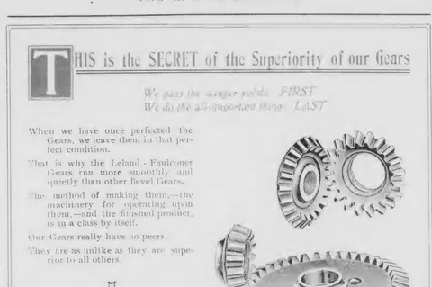 Leland & Faulconer bevel gears